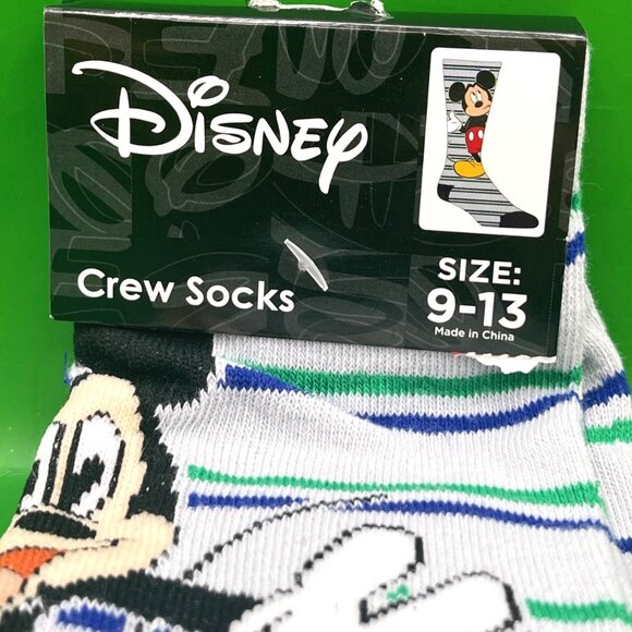 Lot of 3 Cartoon Crew Socks Peanuts Snoopy Disney Mickey Looney Tunes Bugs Bunny - Picture 5 of 15